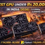 Best GPU Under Rs20000 in India (2026) – 1080p Gaming Picks That Are Actually Worth It