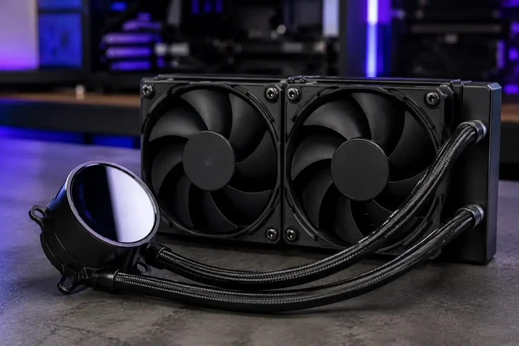 Air Cooling vs Liquid Cooling For Gaming PCs: Which Offers Better Value? 3 AIO liquid cooler pump block and radiator