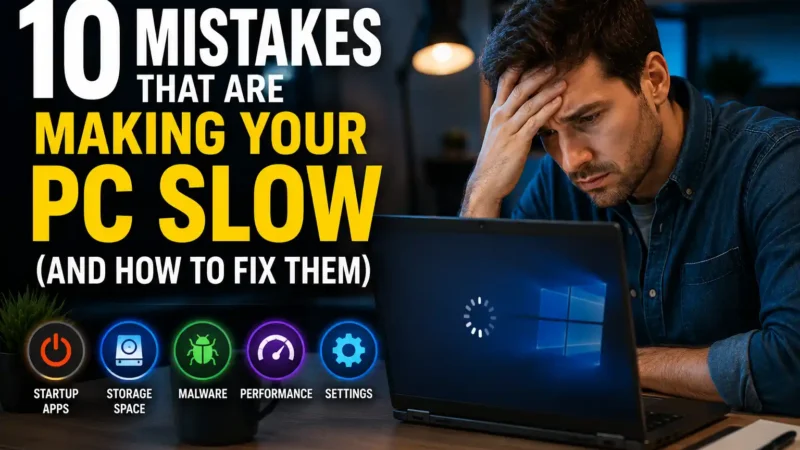 10 Mistakes That Are Making Your PC Slow (And How to Fix Them)