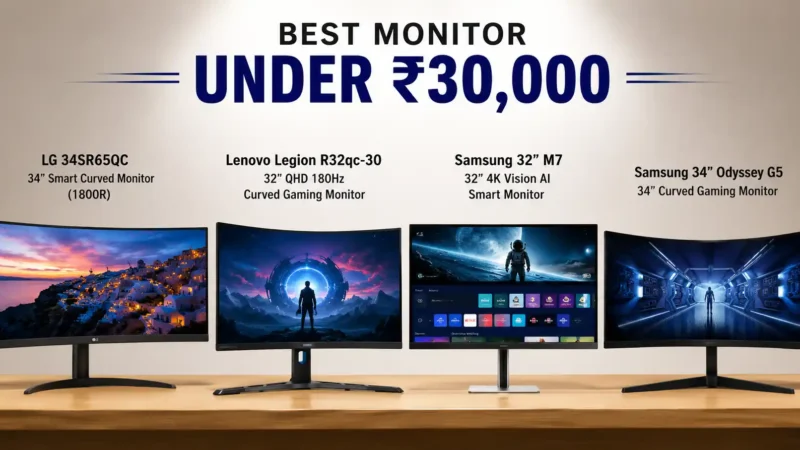 Best Monitor Under 30k in India (2026) – 6 Top Picks