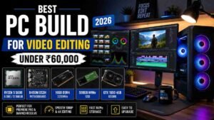 Read more about the article PC Build for Video Editing Under 60k (2026 Guide)