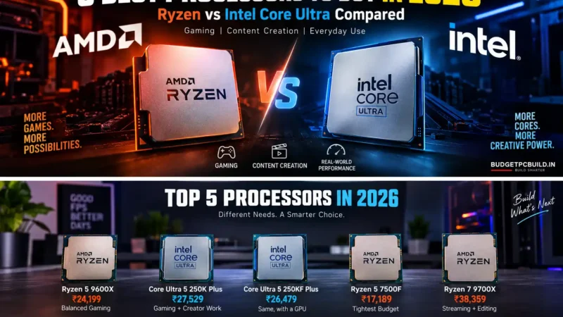 5 Best Processors to Buy in 2026: Ryzen vs Intel Core Ultra Compared